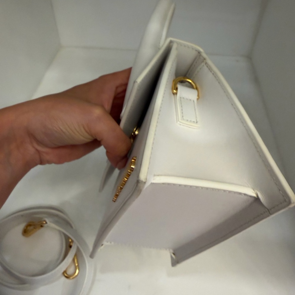 Jacquemus White MEDIUM top handle bag - Picture 10 of 12